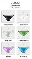Caleçons Bikini Micro-Mesh Doux pour Hommes avec Poche de Volume Taille Basse Effet Scrunch Butt Respirant Athlétique Vente en Gros ODM XL