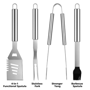 27 Pieces Grilling <b>Accessories</b> - Heavy Duty Stainless Steel Grill Tools Set BBQ <b>Accessories</b> for Outdoor Grill with Spatula - Product Image 2