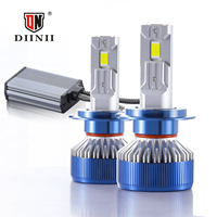 Ampoules de phares LED en aluminium super lumineuses DIINII Y2-H7 140W 20000LM 6000K-6500K H7/H11/H3/H4/9004/9005 Phares de voiture LED 12V