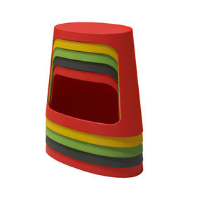 Venta al por mayor de taburetes de plástico para <span class=keywords><strong>restaurante</strong></span>, taburetes de desayuno coloridos para el hogar, sillas de plástico para ocio al aire libre en la playa - Product Image 1