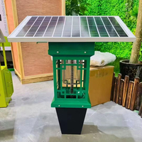Lámpara LED Solar Seedafarm para Control de Plagas Agrícolas con Luz Negra, 2 Años de Garantía, 20 kg, para Huertos y Estanques de Peces