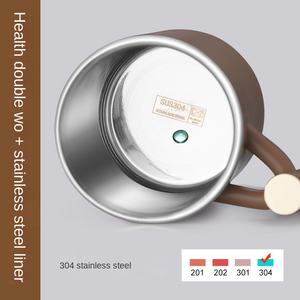 304 tasse à <span class=keywords><strong>café</strong></span> amovible en acier inoxydable haute valeur de couleur tasse d'affaires tasse à boire Design moderne Type de bouteille sous vide - Product Image 2