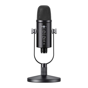 Microfono USB in metallo a condensatore microfono Plug-and-Play registrazione e gioco su <span class=keywords><strong>PC</strong></span> Mac Twitch YouTube per l'insegnamento e uso del <span class=keywords><strong>Computer</strong></span> - Product Image 1