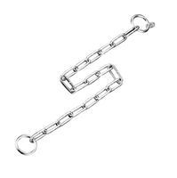 Collier de chien en acier inoxydable massif, taille personnalisée, pour grandes races, classique, toutes saisons, avec fonction de compression
