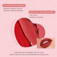 Rouge à lèvres personnalisé OEM Usine de maquillage Mode Luxe Antiadhésif Imperméable Longue durée Rouge à lèvres mat Marque privée