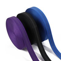 Sangle tubulaire en nylon haute ténacité de 25 mm pour laisse de chien et collier, sangle réfléchissante de 1 pouce pour sac