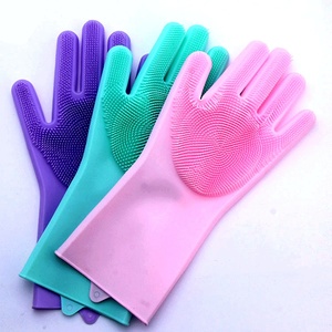 Guantes de Silicona para Baño de Mascotas, para Limpiar y Peinar el Pelo, Guantes para Eliminar Pelo Suelto, Accesorios para el Cuidado de Mascotas - Product Image 4
