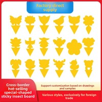 Piège à insectes autocollant double face jaune pour fleurs, papillons et autres nuisibles – Modèle Syhyxzcb – Vente directe usine pour le jardinage et la lutte contre les mouches