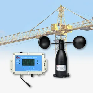 RIKA RK150-01 Turmkran-Alarmsystem Windgeschwindigkeits-Anemometer-Sensor und Anzeige