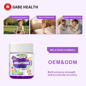 Private Label Kids Melatonin <b>Sleep</b> Gummies Fruit Flavor Vegan Health Supplement Gentle <b>Sleep</b> Support Suitable for Kids Aged 4+ - Product Image 1
