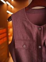 Ensemble jupe longue de qualité supérieure, nouvelle collection printemps 2026, ensemble de vêtements pour femmes, haut en lin avec poche et patchwork + jupe en lin mi-mollet