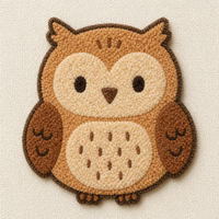 Patchs brodés en chenille personnalisés, animaux mignons de dessins animés (écureuil, renard, hibou, hérisson), pour vêtements, chapeaux, sacs, acceptation de conception personnalisée