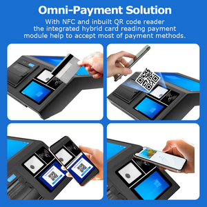 Caisse enregistreuse moderne avec écran tactile de 11,6 pouces, imprimante à découpe automatique, lecteur de cartes d'identité, NFC intégré, système POS Windows 11 Android - Product Image 4