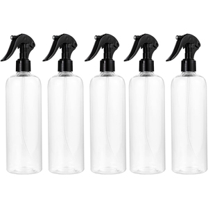 30ml 60ml 100ml 250ml 300ml 500ml Black White Trigger Spray Bottle Straw Bottle with Bamboo Trigger Pump Spray Cap - Product Image 1