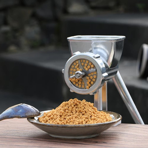 Nueva Máquina Manual <span class=keywords><strong>para</strong></span> Hacer <span class=keywords><strong>Alimento</strong></span> <span class=keywords><strong>para</strong></span> <span class=keywords><strong>Perros</strong></span>, Granuladora de Peces, Camarones y Aves de Corral, Extrusora de Alimentos <span class=keywords><strong>para</strong></span> Industrias Agrícolas - Product Image 5
