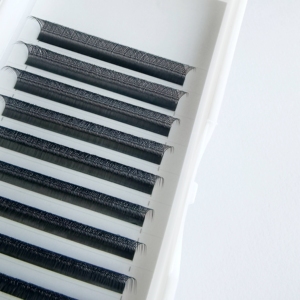 Mi nối YY 0.07 mm đen mờ, mi nối mềm mại, xù xì, độ cong J B C D, mi giả tự nhiên - Product Image 4