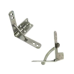 Mini bisagra de avión para caja de madera pequeña, bisagra de mueble de hierro de 2 mm de montaje empotrado, diseño oculto, estilo tradicional - Product Image 3