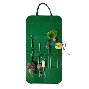 Bolsa de Almacenamiento para Juguetes de Mascotas, Organizador Colgante de Pared para Juguetes de Gato, Palitos para Masticar, Peines y Varitas para Gatos - Product Image 2