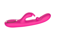 Masseur vibrant rotatif pour point G avec perles tournantes