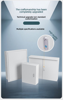 Armoires encastrées personnalisées durables et anti-poussière, en acier galvanisé, boîtier métallique pour la distribution d'énergie