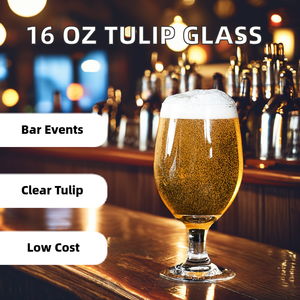 Verres à bière <span class=keywords><strong>Lambic</strong></span> tulipes modernes de 16 oz avec logo personnalisé, lot de 4, en verre borosilicate durable et écologique - Product Image 6