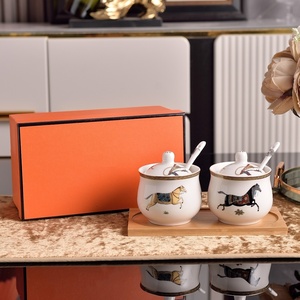 ภาชนะใส่เครื่องปรุงเซรามิกสุดหรูขายดี เหมาะสำหรับห้องครัวและร้านอาหาร - Product Image 1