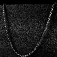 Chaîne à maillons en titane pur en forme de O 3mm 4mm, collier unisexe tendance pour soirée, bijoux de mode pour couples, Nirtoulbe, évaluation par une tierce partie