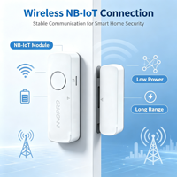 Capteur de contact de porte sans fil NB-IoT EC91, détecteur magnétique de fenêtre avec alarme à distance via application pour la protection de la sécurité domestique