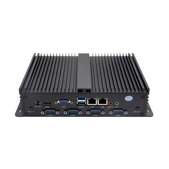 XLW Embedded Mini Pc N97 N100 J1900 J6412 I3 I5 I7 DDR4 MSATA SSD HD VGA 2 LAN RS232 485 6 COM Linux OS Fanless Industrial PC