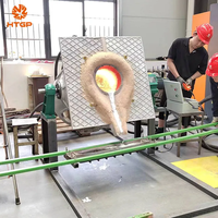 Installation personnalisée four de fonte de fer en acier équipement de four de fusion à induction pour la ferraille de cuivre et de zinc