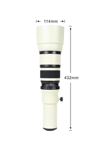 เลนส์เทเลโฟโต้ FENGYUAN 500 มม. F6.3-32 กระจกออพติคอล ซูเปอร์เทเลโฟโต้ โฟกัสแบบแมนนวล ฟูลเฟรม สำหรับดูนก - Product Image 4