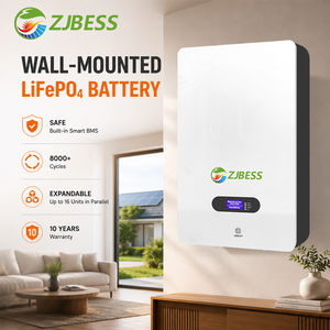 Sistema <span class=keywords><strong>de</strong></span> Batería Solar <span class=keywords><strong>de</strong></span> Litio <span class=keywords><strong>de</strong></span> 10Kwh 51.2V 200Ah LiFePO4 con <span class=keywords><strong>Protección</strong></span> BMS Inteligente, 8000 Ciclos, Montaje en Pared, Almacenamiento <span class=keywords><strong>de</strong></span> Energía Residencial - Product Image 1