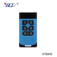 Control Remoto Universal de 6 Teclas para Copiar Cara a Cara, 315/433M, Venta Directa de Fábrica, Interruptor de Control Remoto para Puerta de Garaje