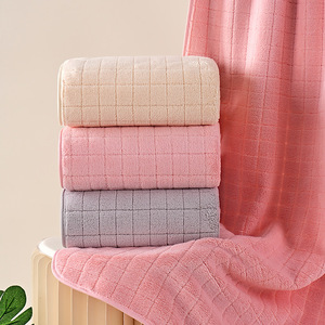 Toalla de Baño Grande de Felpa de Coral, Extra Gruesa, 90*170, de Secado Rápido, Altamente Absorbente, <span class=keywords><strong>para</strong></span> Adultos, Natación, <span class=keywords><strong>Playa</strong></span>, Regalo, Bordada - Product Image 1