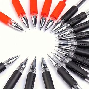 Lot de 12 stylos gel à encre carbone 0,5 mm style européen, pointe fine noire, pour signature étudiante, essentiel pour la rentrée scolaire - Product Image 6