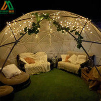 Tentes dôme de Camping en plein air transparentes 8-10 personnes géodésique PVC en plastique transparent jardin bulle Igloo fête dôme tentes pour événements