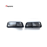 Tuyau d'échappement carré en alliage d'aluminium Raymant pour Range Rover Vogue, modification de l'échappement, avec une épaisseur de paroi de 1,5 mm