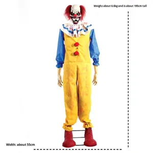 Novedades <span class=keywords><strong>de</strong></span> Halloween: <span class=keywords><strong>Payaso</strong></span> <span class=keywords><strong>Animado</strong></span> Eléctrico con Sensor <span class=keywords><strong>de</strong></span> Plástico para Casa Embrujada, Estilo Vintage, Grande, para Entretenimiento, Novedad Transfronteriza - Product Image 3
