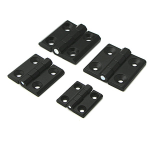 Bisagras para Muebles Industriales Hiteken de Aleación de Zinc Negro, 2.5mm de Grosor, Montaje Superficial, Duraderas - Product Image 1