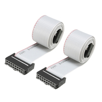 2.54 flachverkabel-IDC-Anschluss Flexible 254MM IDC flachband 6 10 12 14 16 20 30 Pin-Anschluss Stromkabel