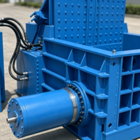 Presse à balles hydraulique horizontale pour ferraille, cuivre et acier, avec télécommande et fonctionnement programmable, directement de l'usine
