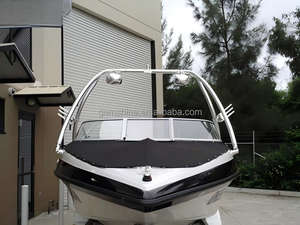 Housse de protection luxueuse <span class=keywords><strong>pour</strong></span> bateau, cadre en aluminium mat, protection UV, auvent <span class=keywords><strong>pour</strong></span> bateau <span class=keywords><strong>ponton</strong></span>, bimini top <span class=keywords><strong>pour</strong></span> bateau <span class=keywords><strong>ponton</strong></span> - Product Image 6