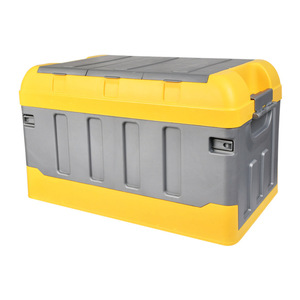 Organizador de maletero de coche de 40L 70L de plástico con asa, caja de almacenamiento para la organización del interior del coche - Product Image 1