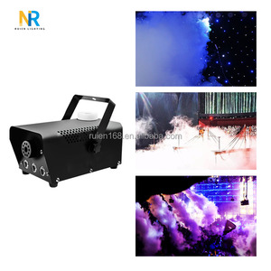 RUIEN 500W Mini <span class=keywords><strong>DJ</strong></span> sahne ekipmanları fabrika toptan Metal sis ve duman makinesi uzaktan kumanda ile dayanıklı alüminyum yapılmış - Product Image 2