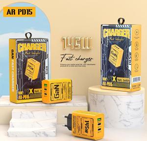 适用于iPhone充电器的145W最大usb-c适配器QC3.0 USB + C型USB手机充电器适用于iPhone适配器的手机配件 - Product Image 3