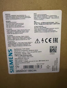 Arrancador suave SIRIUS 3RW44476BC44, 250kW 432A, con bypass integrado de 400kW 748A y terminal de barra de conexión de tornillo 3RW4447-6BC44 - Product Image 4