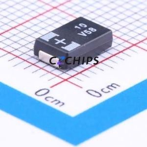 Condensateur au tantale 35TQC10M (Capacité : 10uF) (Précision : 20%) (Tension nominale : 35V) - Product Image 1