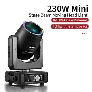 AICPOSE Mini Cabeza Móvil Profesional de Escenario 230W 7R Beam para Clubes, Fiestas, Eventos, Bares, con Apertura - Product Image 2