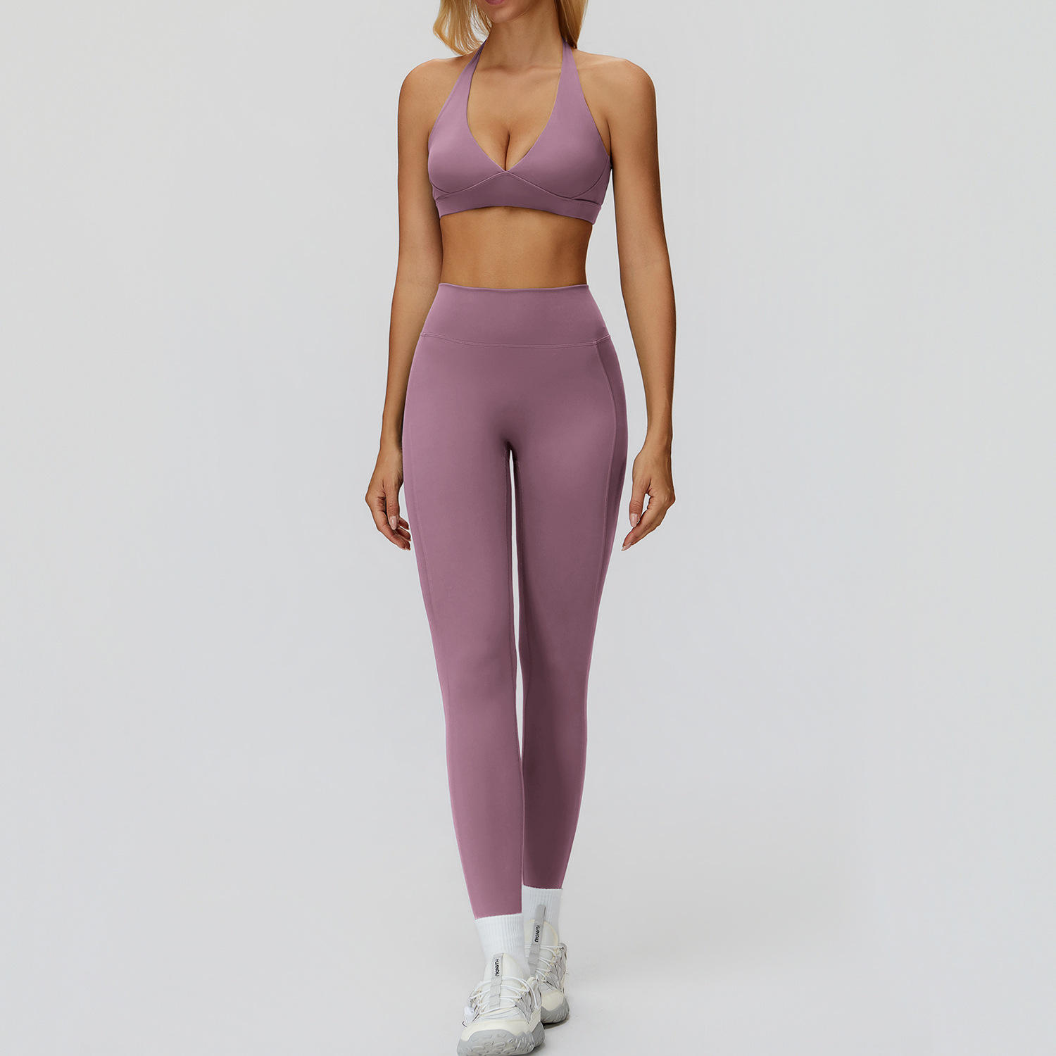 Purple bra+Legging