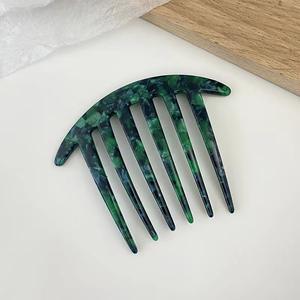 Accessori leopardo YANE fermacapelli a sei denti con pettine acetato da 10.5 cm in metallo e plastica - Product Image 2